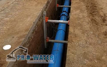 dry and wet utilities water sewer storm drain mains