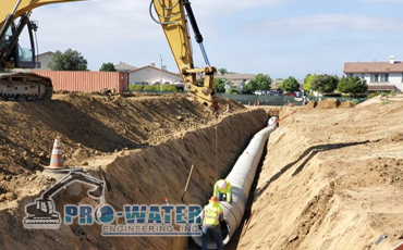 dry and wet utilities water sewer storm drain mains